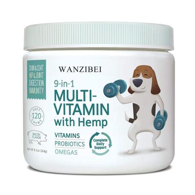 China Stocked Dog Multivitamin Chews - Dog vitamins and supplements for puppies and adults - Dog vitamin for gut health. Immune support for sale