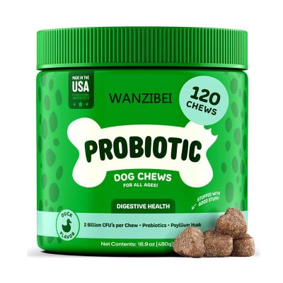 China Stocked Probiotics Dog Treats to Improve Digestion | Relieves Dog Diarrhea, Gas, Constipation, Indigestion | Allergy + Immune Support for sale