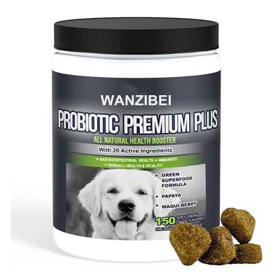 China OEM Stocked Advanced Dog Chews with 30 Billion Cfus and Digestive Enzymes Relieves Dog Diarrhea Improves Digestion Allergy for sale