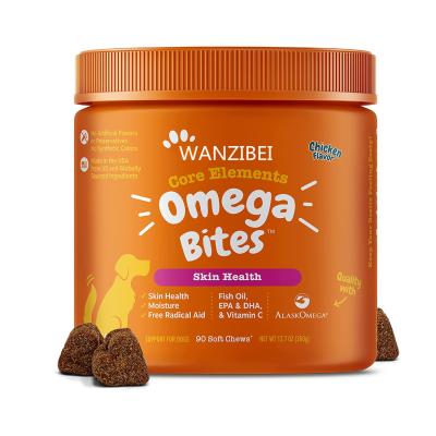 China Stored Omega Bites Sweet Chews - with AlaskaOmega for EPA and DHA Omega-3 fatty acids to support normal skin moisture for sale