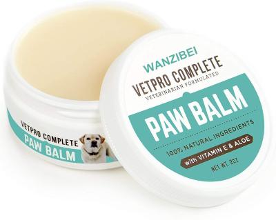 China Stocked Wholesale OEM/ODM Private Label Pet Care Products WANZIBEI Supplies Paw Balm For Dry Skin Moisturizer High Quality Paw Protect for sale