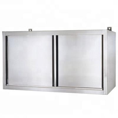 China Durable Commercial Kitchen Stainless Steel Wall Mount Kitchen Hung Cabinet for sale