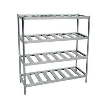 China Customized Stainless Steel Commercial Kitchen 4 Layers Grocery Shelf Stainless Steel Te koop