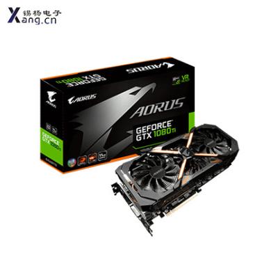 China 2.5 Ti 1080 slots AORUS GeForce GTX 11G equipped with 11GB GDDR5X 352bit high-speed video memory for sale