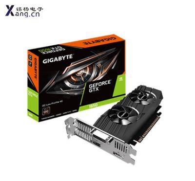 China 2.slots GeForce GTX OC 4G low profile 1650 equipped with 4GB GDDR5 128bit high-speed video memory for sale