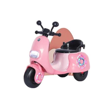 China Ride on Toy New Classic Baby Light Electric Tricycle Can Sit and Ride Children's Baby Electric Motorcycle for sale