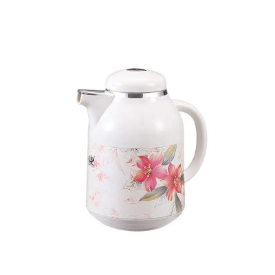 China HAPPY LION Classic Style Metal Body Business Glass Inner Thermos Vacuum Tea Jug Coffee Flask 300 Series for sale