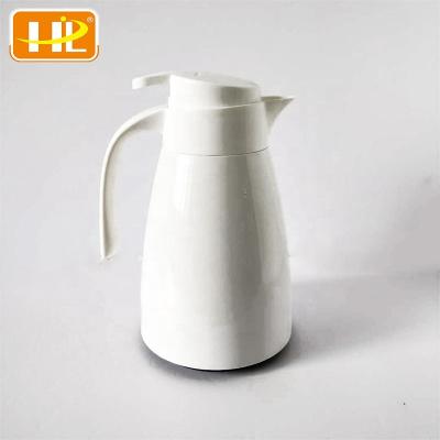 China HUAXING Business Thermos Plastic Color Vacuum Flask Arabian White Termal Carafe Keep Hot And Cold PHA 1.0L for sale