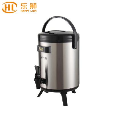 China PORTABLE Jug Watch Flasks PORTABLE Jug Watch Flasks Stainless Steel Bucket Coffee Milk Tea Coffee Tap Hot And Cold Thermos for sale