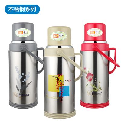 China 2019 New Business Lion Vacuum Flask Tea Thermos Wall Liner Glass Vacuum Insulated Iron Body New Double for sale