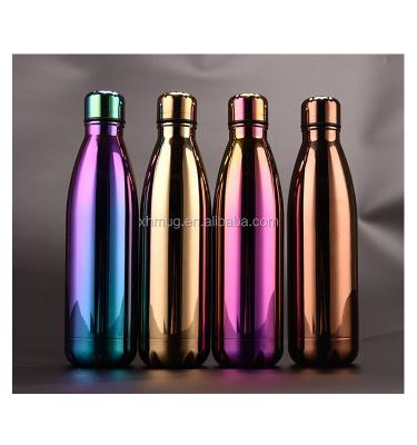 China Customized Viable Stainless Steel Water Bottle Cola Shape Double Wall Insulated Drinking Vacuum Flask for sale