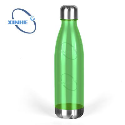 China Hot Sale Logo BPA FREE 690ml 750ml 1000ml Sports Water Bolttle Customized Viable Plastic Cola/Ice/Tea/Milk for sale