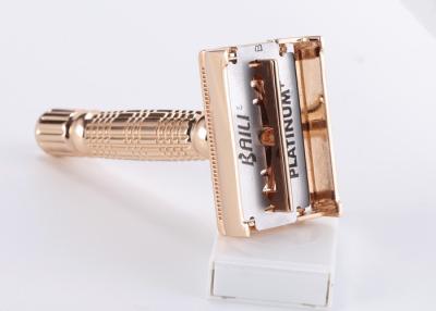 China Butterfly open gold handle Double Edge Safety Razor for men best gift for sale