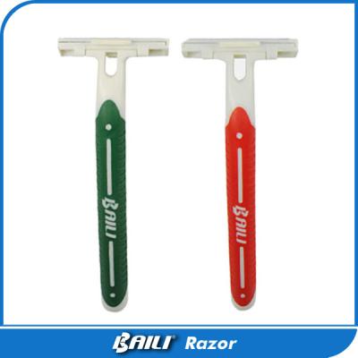 China Home use Twin blade woman shaving razor disposable razor with aloe strip for sale