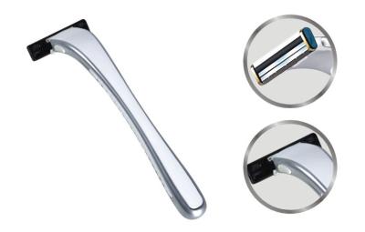 China Perfect Silver Dual Blade Razor Superior Hardened Male Or Female for sale