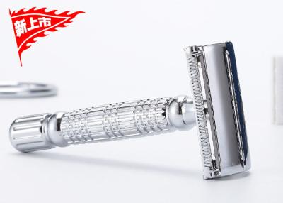 China Noble Looking Butterfly Safety Razor Double Edge Men Razor With Brilliant Chrome for sale