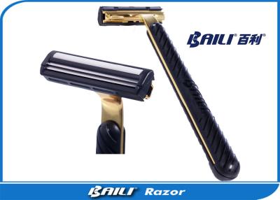 China Black Handle Manual Shaving Razor Beauty Personal Care safety razor for men for sale