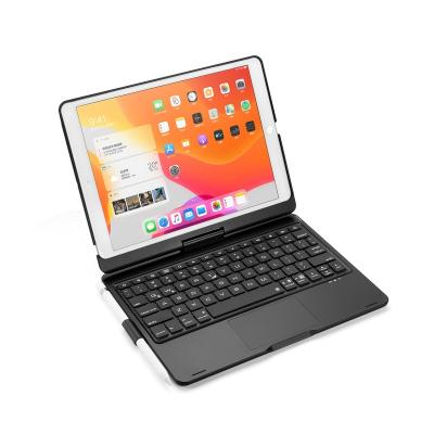 China 2021 Generation 10.2 iPad Stand 9th Inch Wireless Lightweight Backlit Keyboard Pencil Keyboard Case for sale