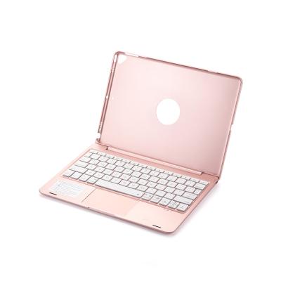 China Wireless Trackpad 7 Colors Backlight 10.2 Inch Wireless Keyboard Case For iPad 9th for sale