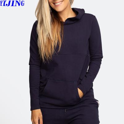 China Breathable Women's Nursing Hoodie Long Sleeves Sweatshirt Nursing Hoodies With Horizontal Zips In Front Casual Clothes for sale