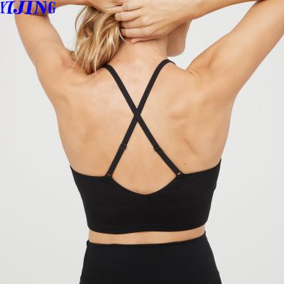 China Best Selling Top Fitness Breathable Women Yoga Gym Fitness Sports Bras Athleisure Workout Sports Bra Running Bra for sale