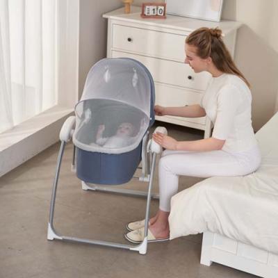 China Modern Baby Cradle 107 Electronic Baby Swing Bed Automatic Baby Cradle for sale