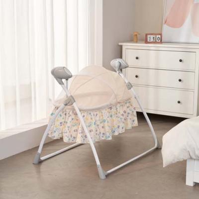 China Modern simple luxury rocker swing baby rocking swing electric baby cradle and melodies electric toy bar for sale