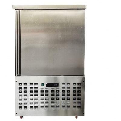 China Commercial Single-temperature -40C 5 Pans Blast Freezer Stainless Steel Freezing Blast Freezer / Large Blast Freezer for sale