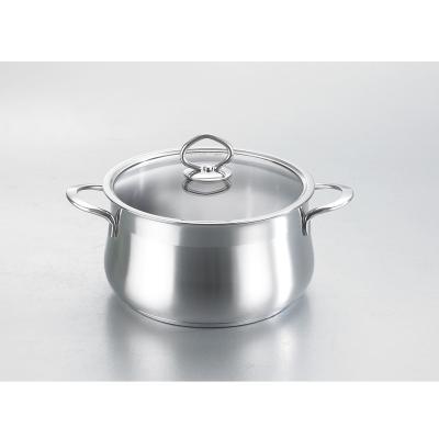 China OEM ODM Factories Home Kitchen Cookware Soup Stainless Steel Casserole Sustainable Premium Casserole for sale