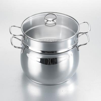 China Competitive Price Sustainable Cookware Stainless Steel Noodle Cooking Large Commercial Pasta Pot Pan With Strainer for sale