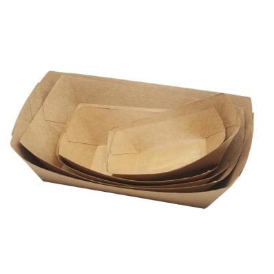 China Quality Guaranteed Disposable Fried Chicken Box Unique Fast Food Packaging Kraft Paper Box for sale