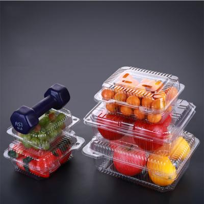 China Biodegradable Custom Plastic Fresh Fruit And Vegetable / Pet Packaging Tray Fruit Container for sale