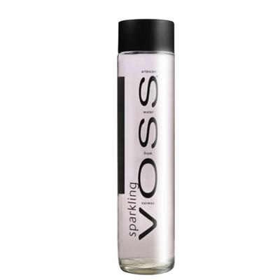 China 375ml Voss Disposable Eco-Friendly Stocked Biodegradable Plastic Custom Water Bottle With Metal Lid for sale