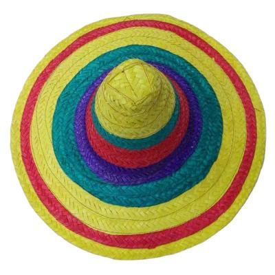 China High Quality Handmade Knit Striped Mexican Hat Carnival Hat for sale