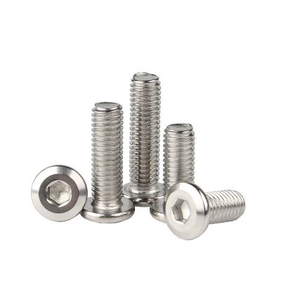 China 304 Stainless Steel Countersunk Head Screws DIN7991 Flat Head Inverted Hexagon Screws for sale