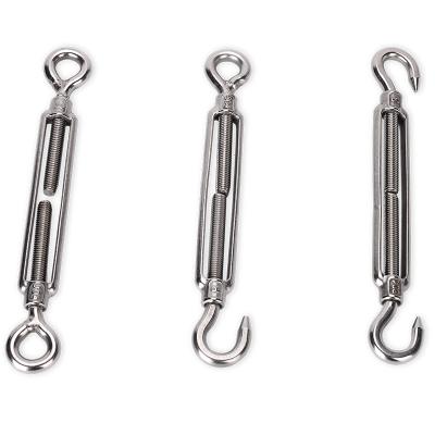 China Heavy Industry 304Stainless Steel Flower Basket Screw Buckle Rigging Hardware Wire Rope Marine Tensioner m4-m24 for sale