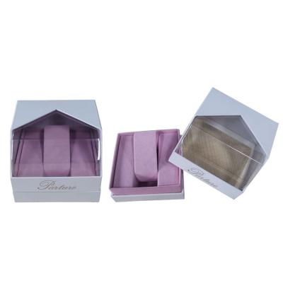 China Recycled Materials Hot Selling Custom Luxury Watches Gift Packing Box With Window for sale