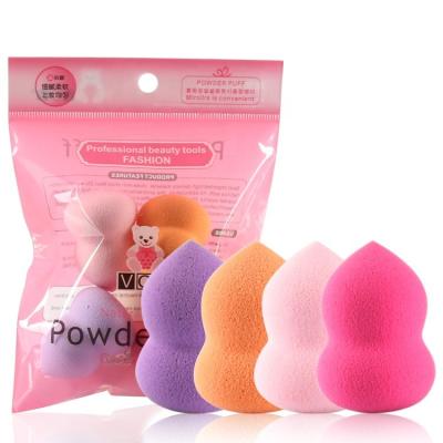 China Beauty Care Makeup Tools Non-Latex Powder Puff Makeup Sponge Blender Washable Yes Beauty Makeup Sponge Set for sale