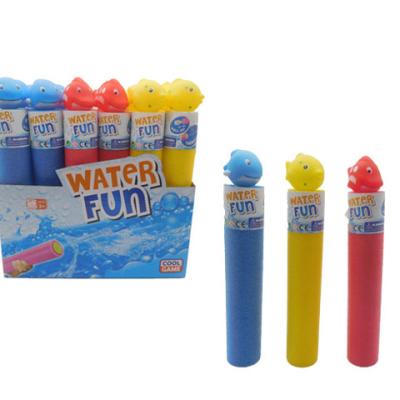 China Water Gun Summer Pool Game Toys EVA Foam Soaker Noodle Squirt Water Shooter Blaster Gun For Kids for sale