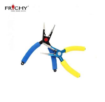 China X17 Aluminum Aluminum Fishing Pliers Split Ring Cut Lines Cut Sleeves With Pouch And Lanyard for sale