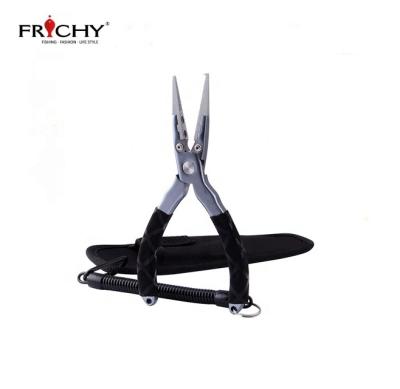 China FPD09-GM Multi Functional Aluminum Fishing Pliers With Special Tungsten Rubber Coated Cutters for sale