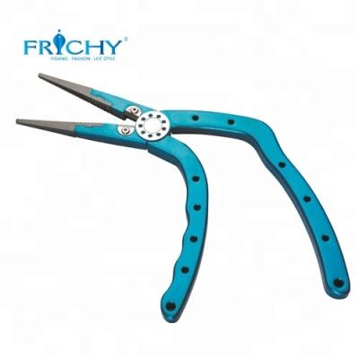 China Anti-Corrosion Aluminum Saltwater Pliers Pistol Grip Fishing Pliers for sale