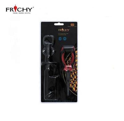 China Fishing Toools Fish Lip Combo Handle X84 2pcs Fishing Tools Combo With Stainless Steel Fish Lip Grip And Slot Ring Pliers China Manufacture for sale