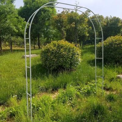 China 1 Set (Wide/High) Black Metal Party Decoration Eco-Friendly Wedding Garden Arch Bridal Arch With Door For Plants Climbing for sale