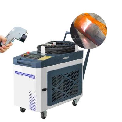 China 9mm Spot Diameter Handheld Laser Cleaning Machine Cooling Method Air for sale