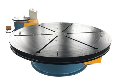 China Floor Welding Turntable Composed By Frame Work Table Rotate Unit / Conductor Unit for sale