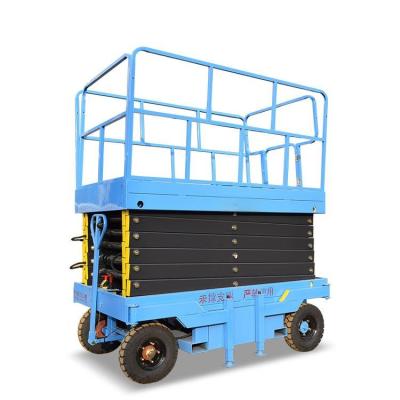 China 4-18m Aerial Skylift 6m 8m 10m 12m 14m Mobile Lifter Scaffolding Scissor Lifter Table for sale