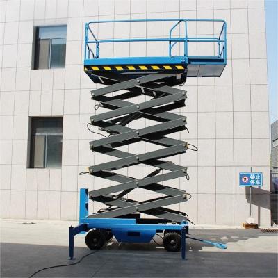 China Fully Automatic Mobile Lifting Platform Electric Lift Table 10m Elevator Scissor for sale