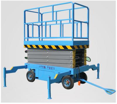 China 100-550kg Mobile Elevated Work Platform Electric Self Propelled Scissor Lifts for sale