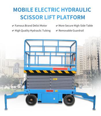 China High Speed Hydraulic Movable Electric Scissor Lift Platform For Varied Applications for sale